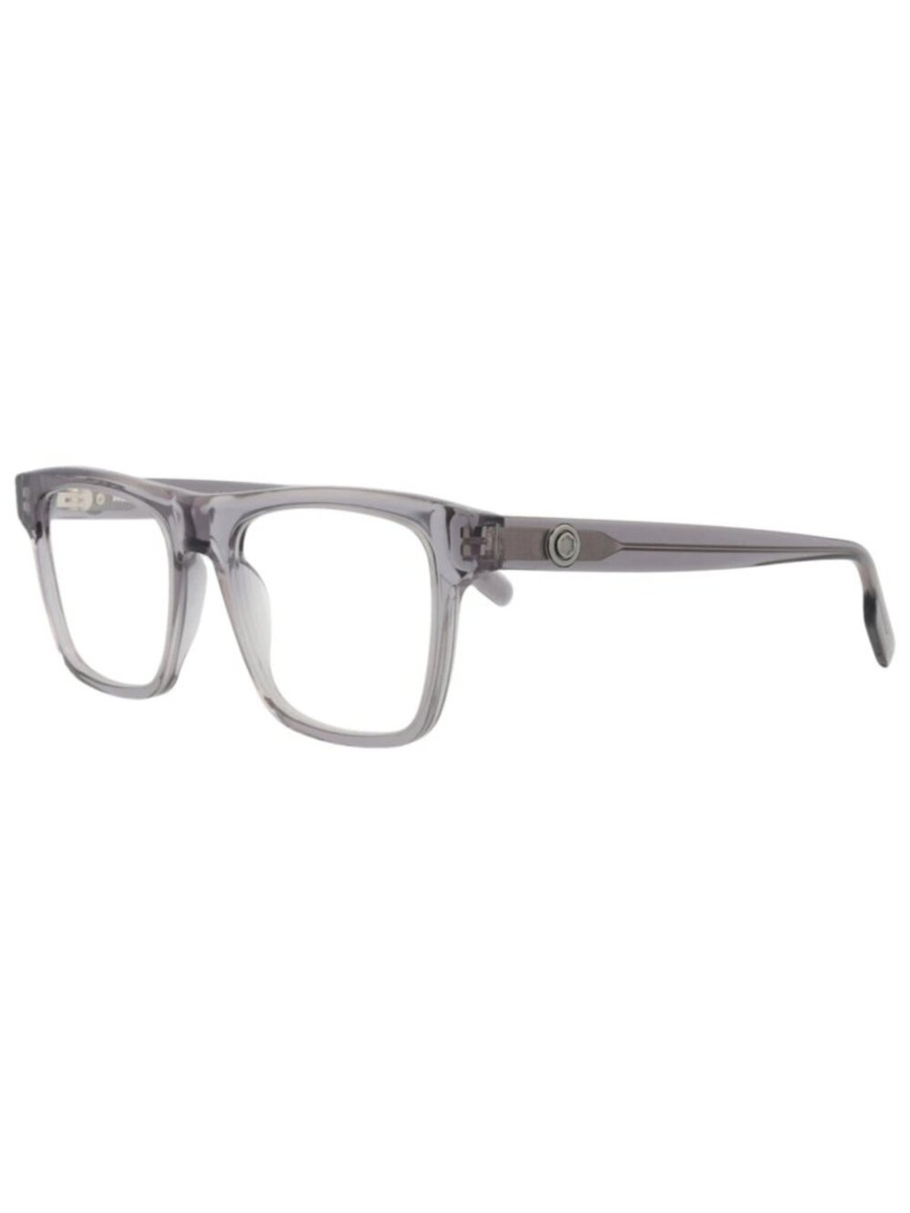 New Montblanc Women's Eyeglasses Square Rectangle Acetate Frame Mens Grey Grey